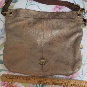 Fossil Women's Tan Leather Bag